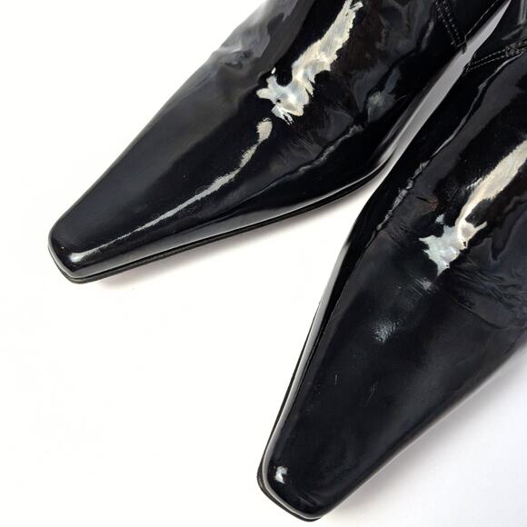 Donald J. Pliner Black Ankle Boots - Picture 6 of 9